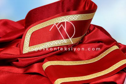 Nikah Memuru Cübbesi NKH - 1003 KREP İPEK CÜBBE - Görsel 4
