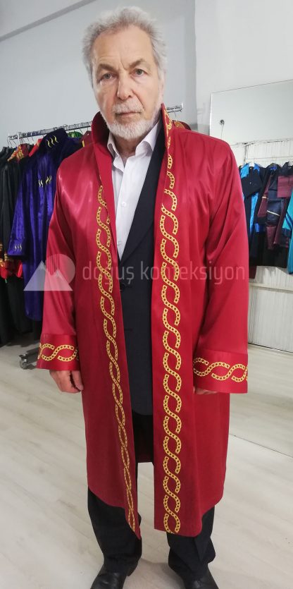 Nikah Memuru Cübbesi NKH - 1016 krep ipek cübbe - Görsel 2